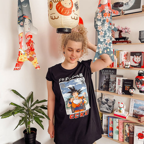 Produktbild Dragon Ball - Goku Eat T-Shirt schwarz