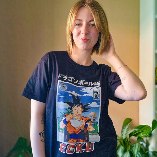 Produktbild Dragon Ball - Goku Eat T-Shirt schwarz