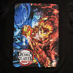 Produktbild Demon Slayer - Akaza vs. Rengoku T-Shirt schwarz