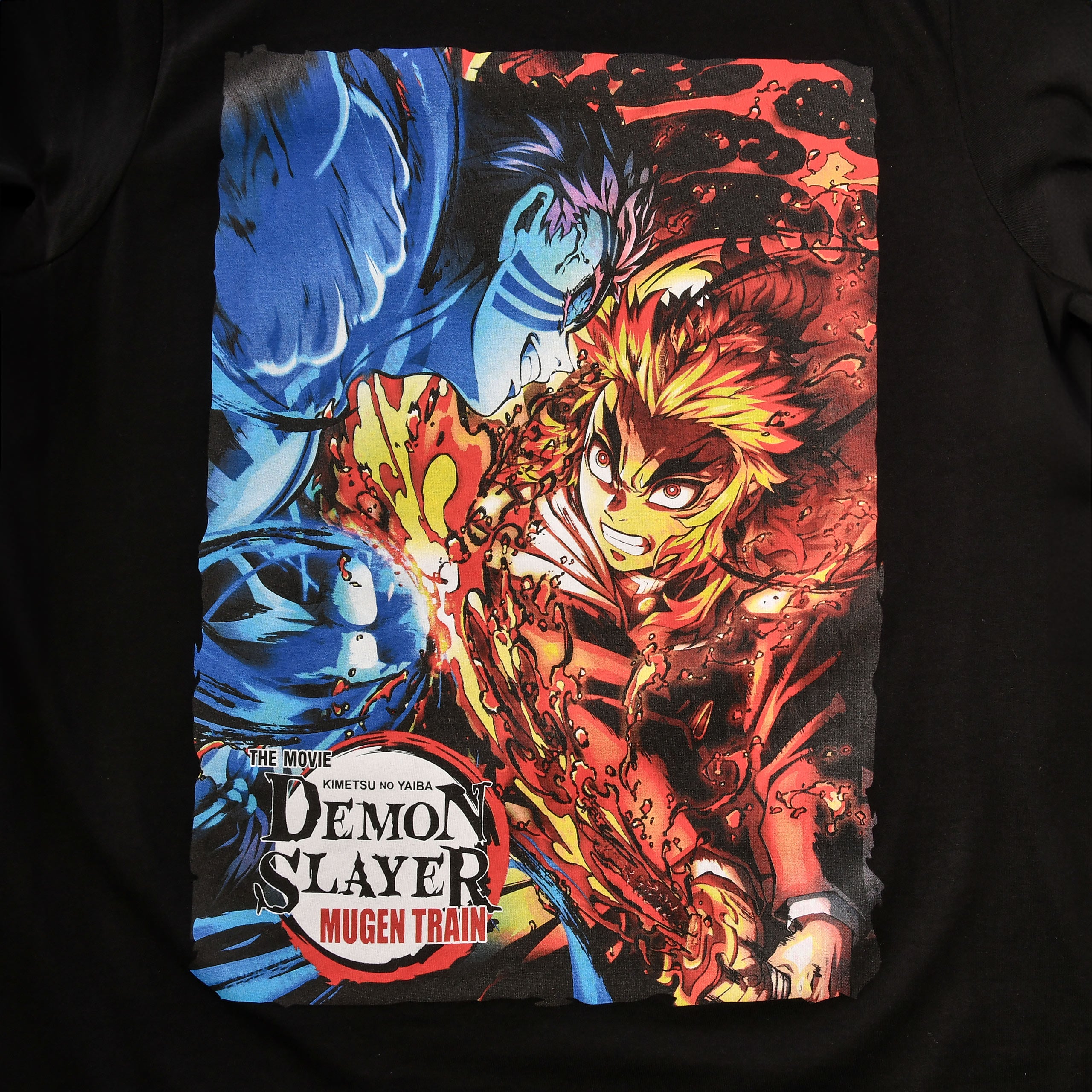 Produktbild Demon Slayer - Akaza vs. Rengoku T-Shirt schwarz