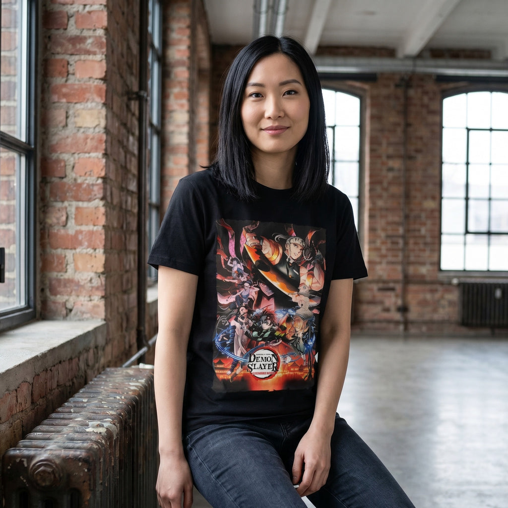 Produktbild Demon Slayer - Characters T-Shirt schwarz