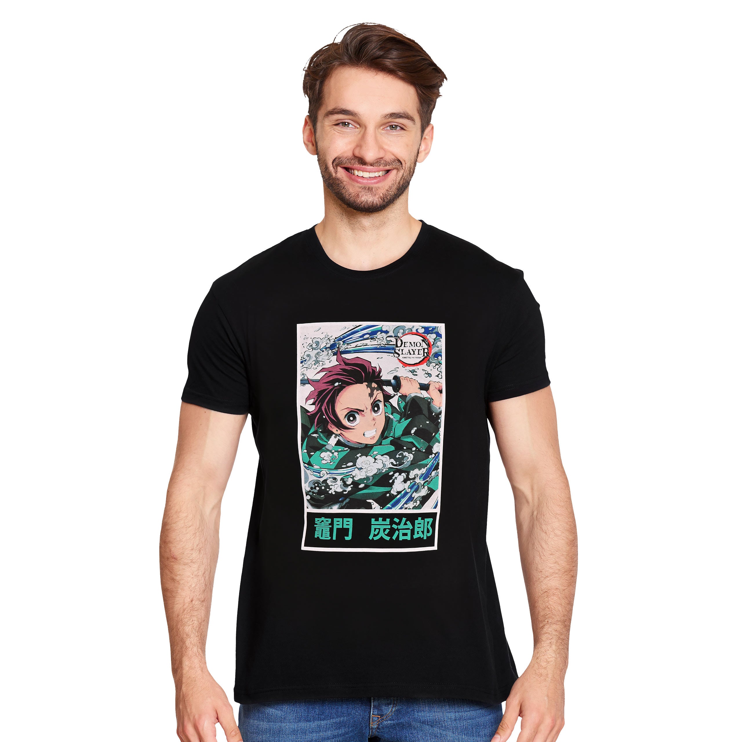 Produktbild Demon Slayer - Kamado Tanjiro T-Shirt schwarz