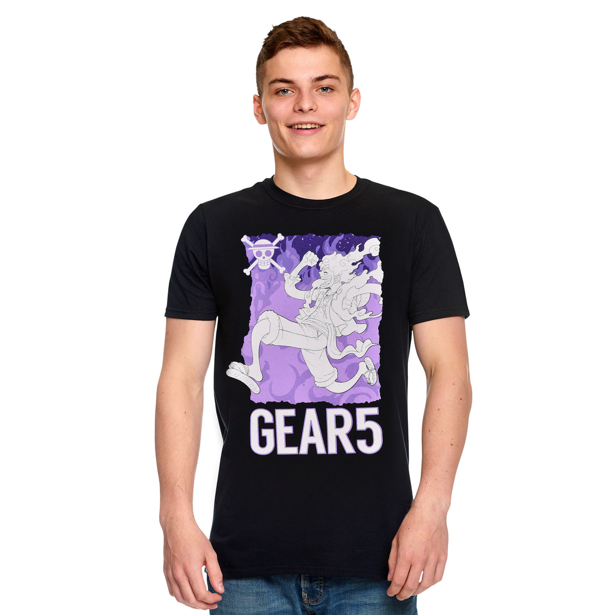 Produktbild One Piece: Gear 5 - Monkey D. Ruffy T-Shirt schwarz