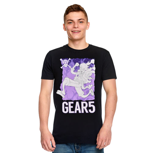 Produktbild One Piece: Gear 5 - Monkey D. Ruffy T-Shirt schwarz