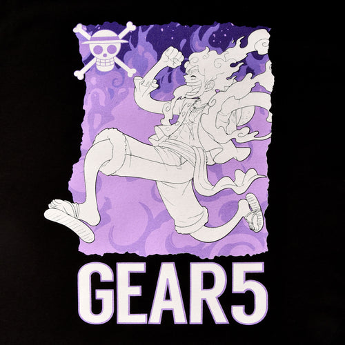 Produktbild One Piece: Gear 5 - Monkey D. Ruffy T-Shirt schwarz