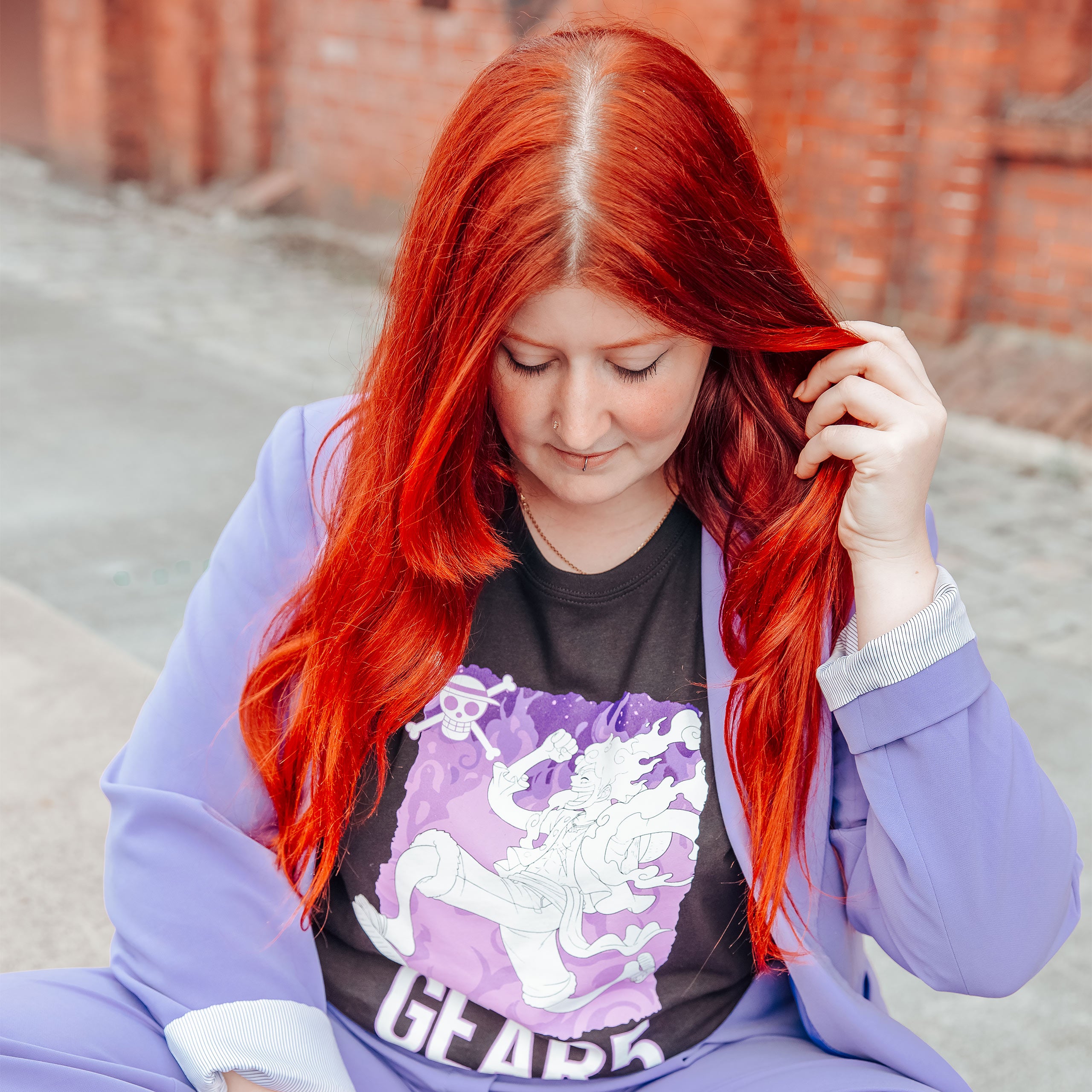 Produktbild One Piece: Gear 5 - Monkey D. Ruffy T-Shirt schwarz