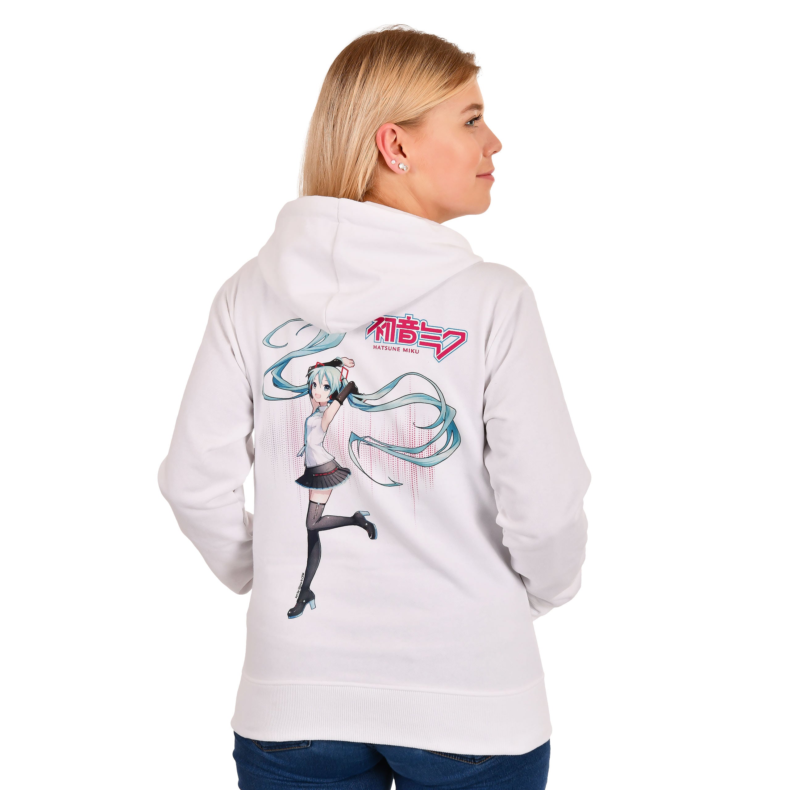 Produktbild Hatsune Miku Kapuzenjacke weiß