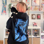 Produktbild Yu-Gi-Oh! - Blauäugiger Weißer Drache Kapuzenjacke schwarz