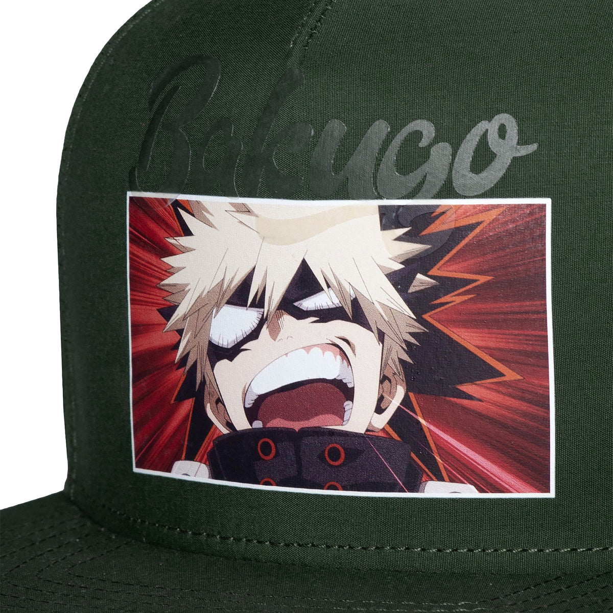 Produktbild My Hero Academia - Bakugo Snapback Cap grün