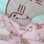 Produktbild Pusheen - Wende-Bettwäsche mit Glow in the Dark Effekt