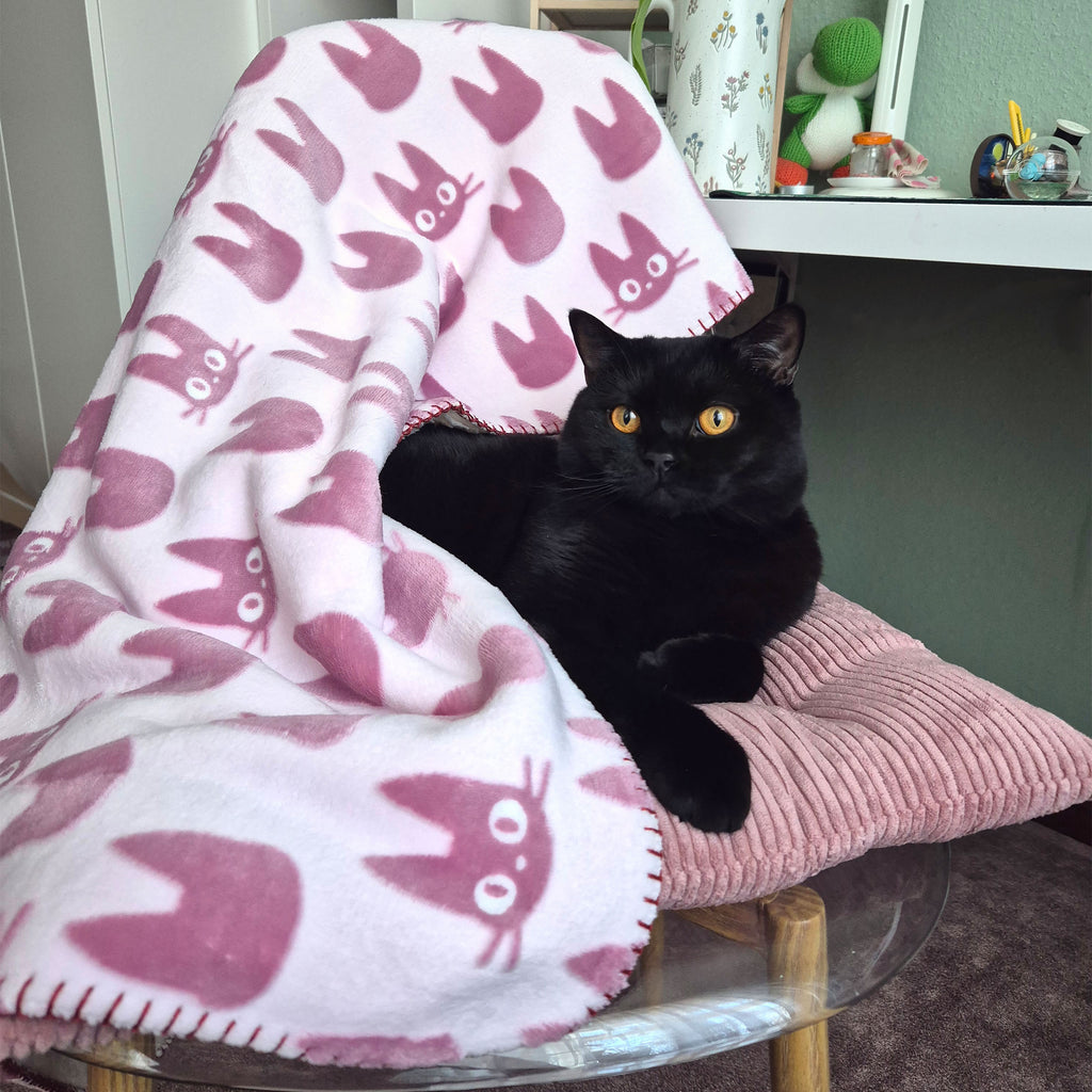 Produktbild Kikis kleiner Lieferservice - Jiji Silhouette Flauschdecke mit Teddyfell