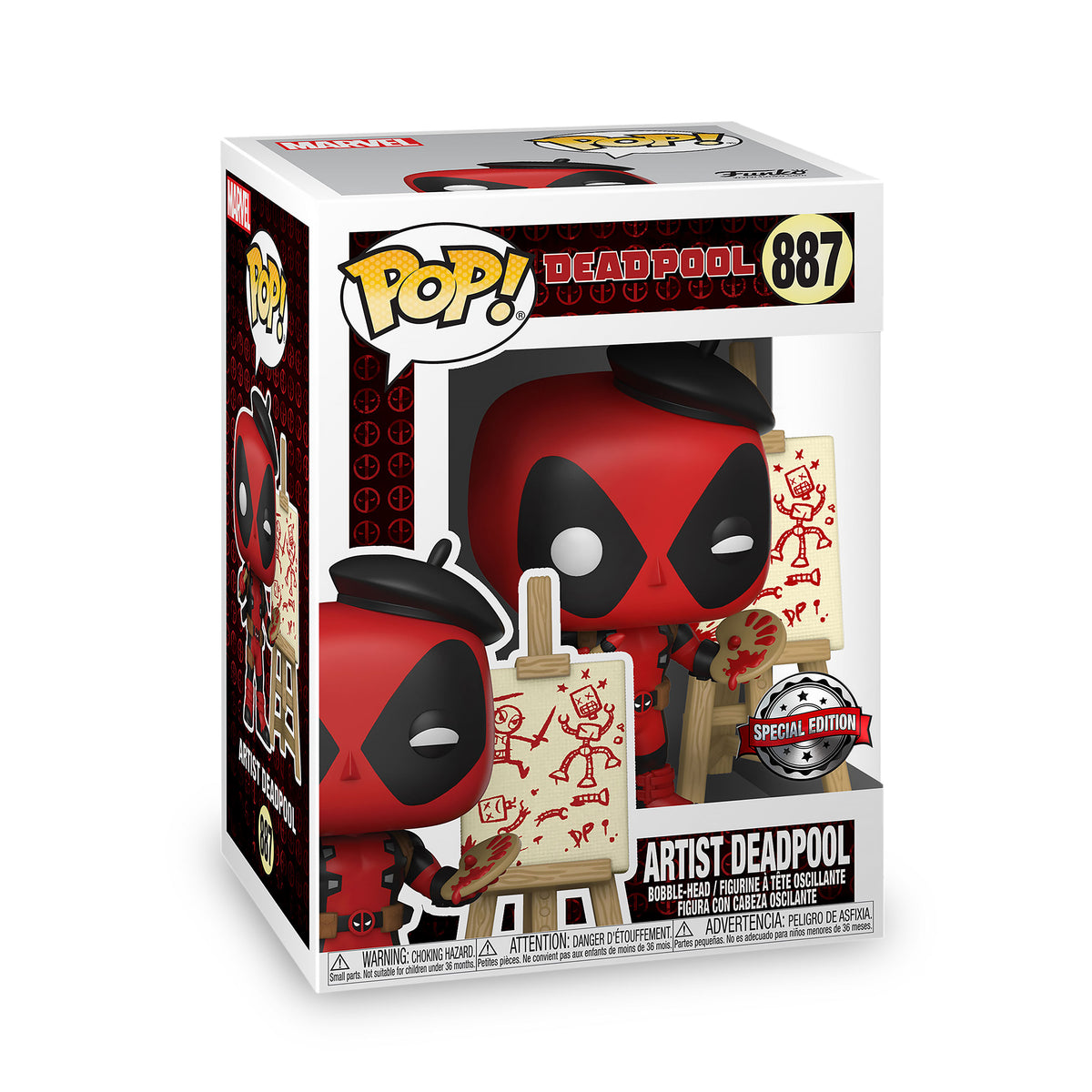 Produktbild Deadpool - Artist Funko Pop Wackelkopf-Figur