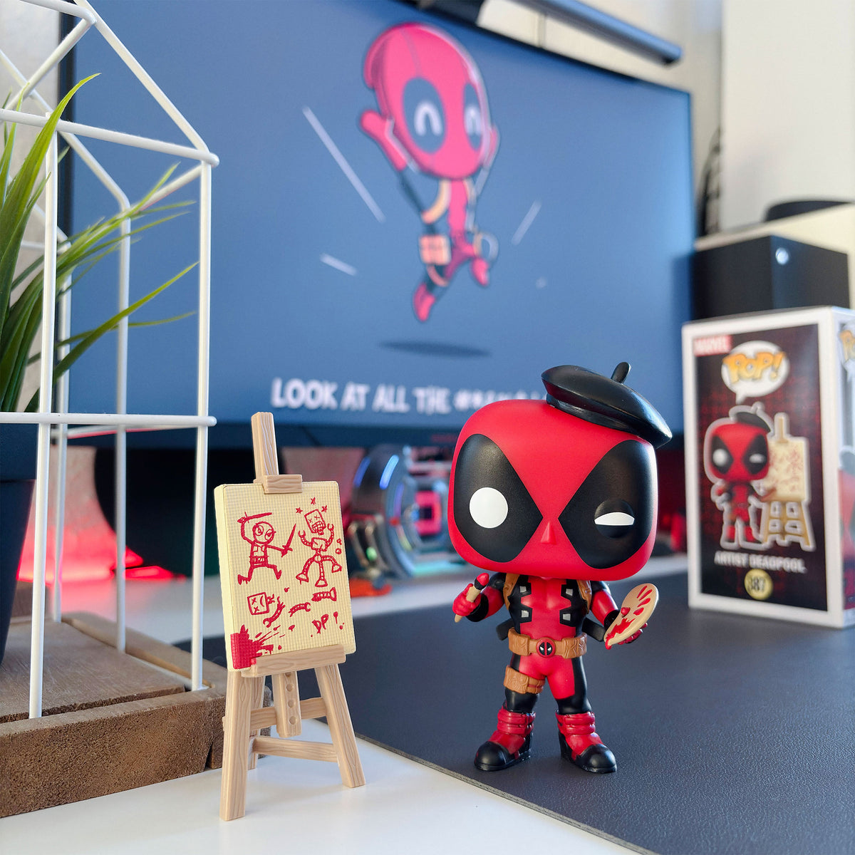 Produktbild Deadpool - Artist Funko Pop Wackelkopf-Figur