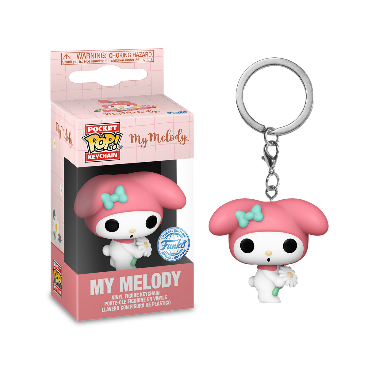Produktbild Sanrio - Hello Kitty My Melody Spring Time Funko Pop Schlüsselanhänger