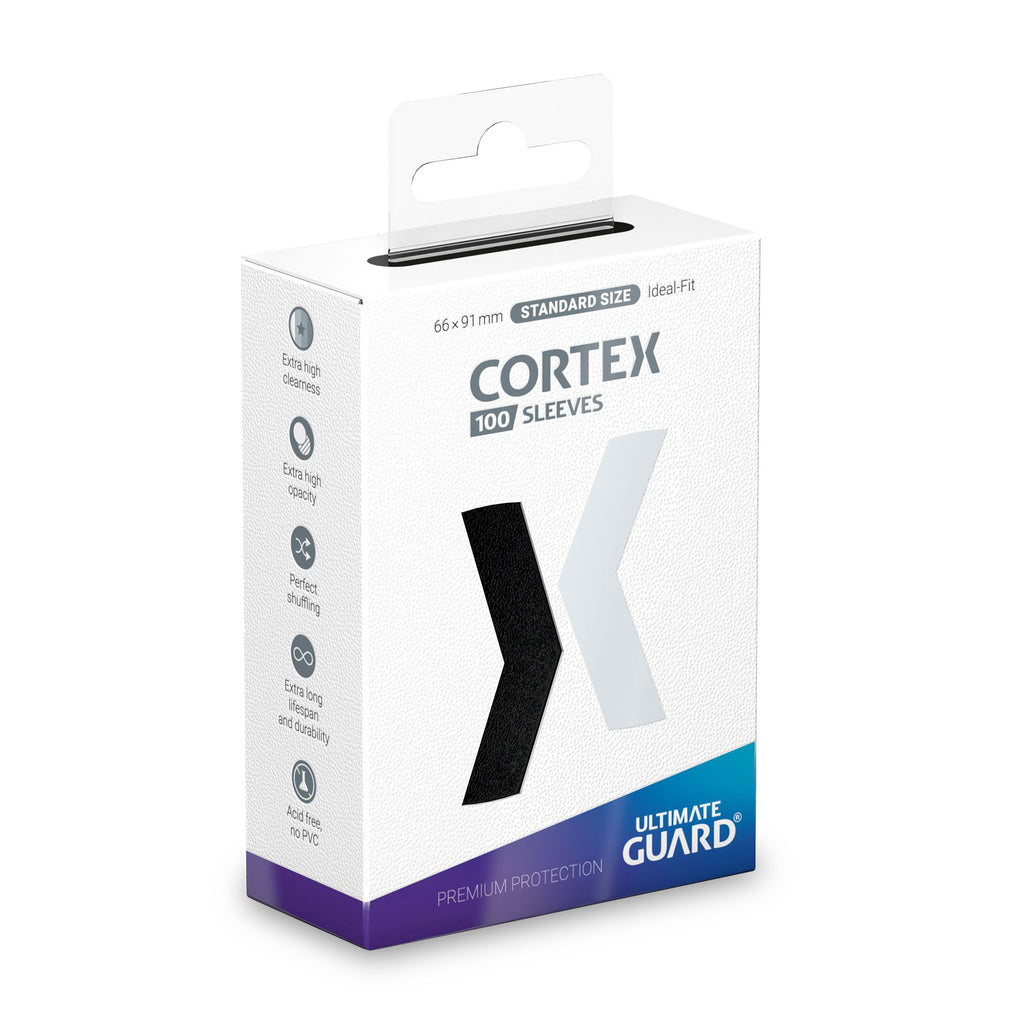 Produktbild Cortex Kartenhüllen schwarz 100er Set Ultimate Guard für TCG Standartgröße