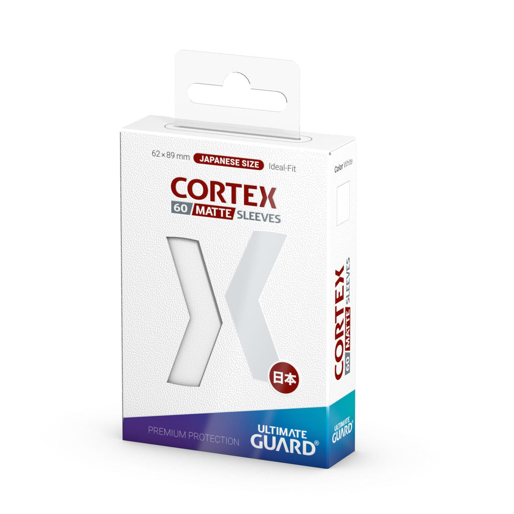 Product image Cortex Card Sleeves Matte White 60-Pack – Ultimate Guard, Japanese Size