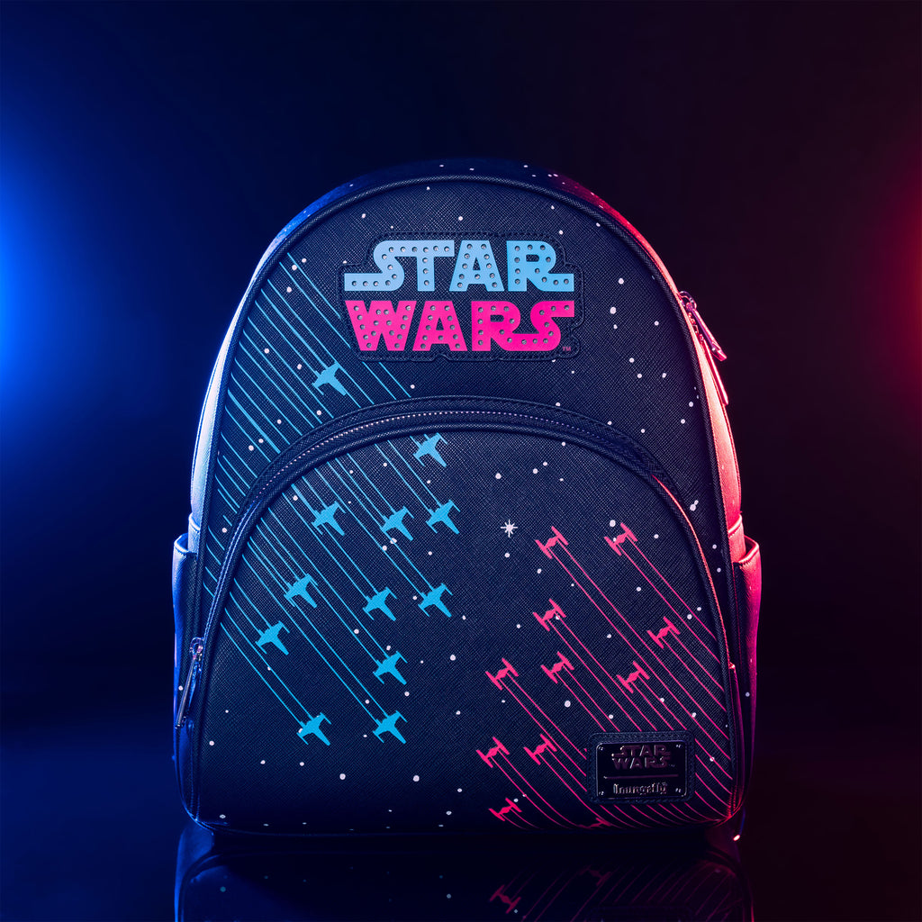 Produktbild Star Wars - Neon 70er Jahre Rucksack mit Licht