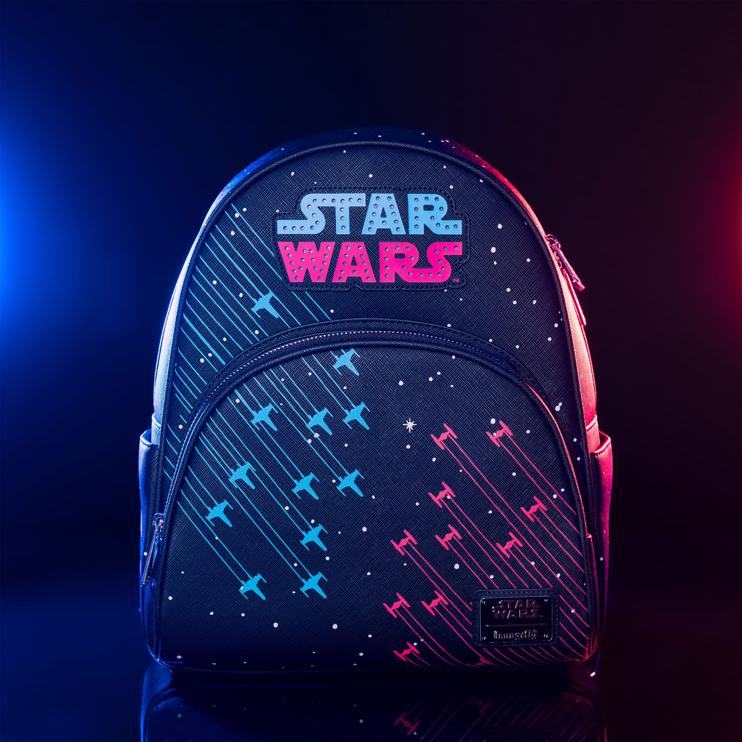 Produktbild Star Wars - Neon 70er Jahre Rucksack mit Licht