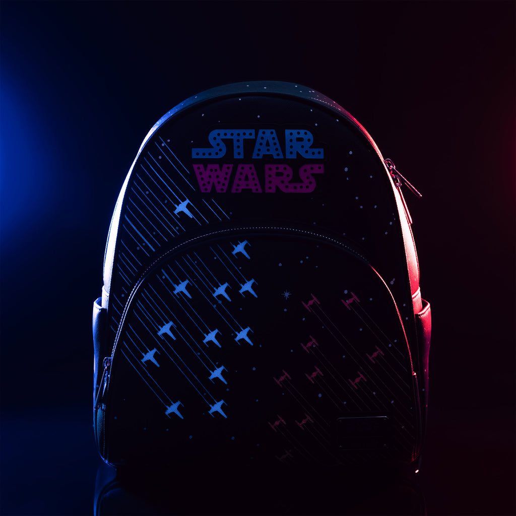 Produktbild Star Wars - Neon 70er Jahre Rucksack mit Licht