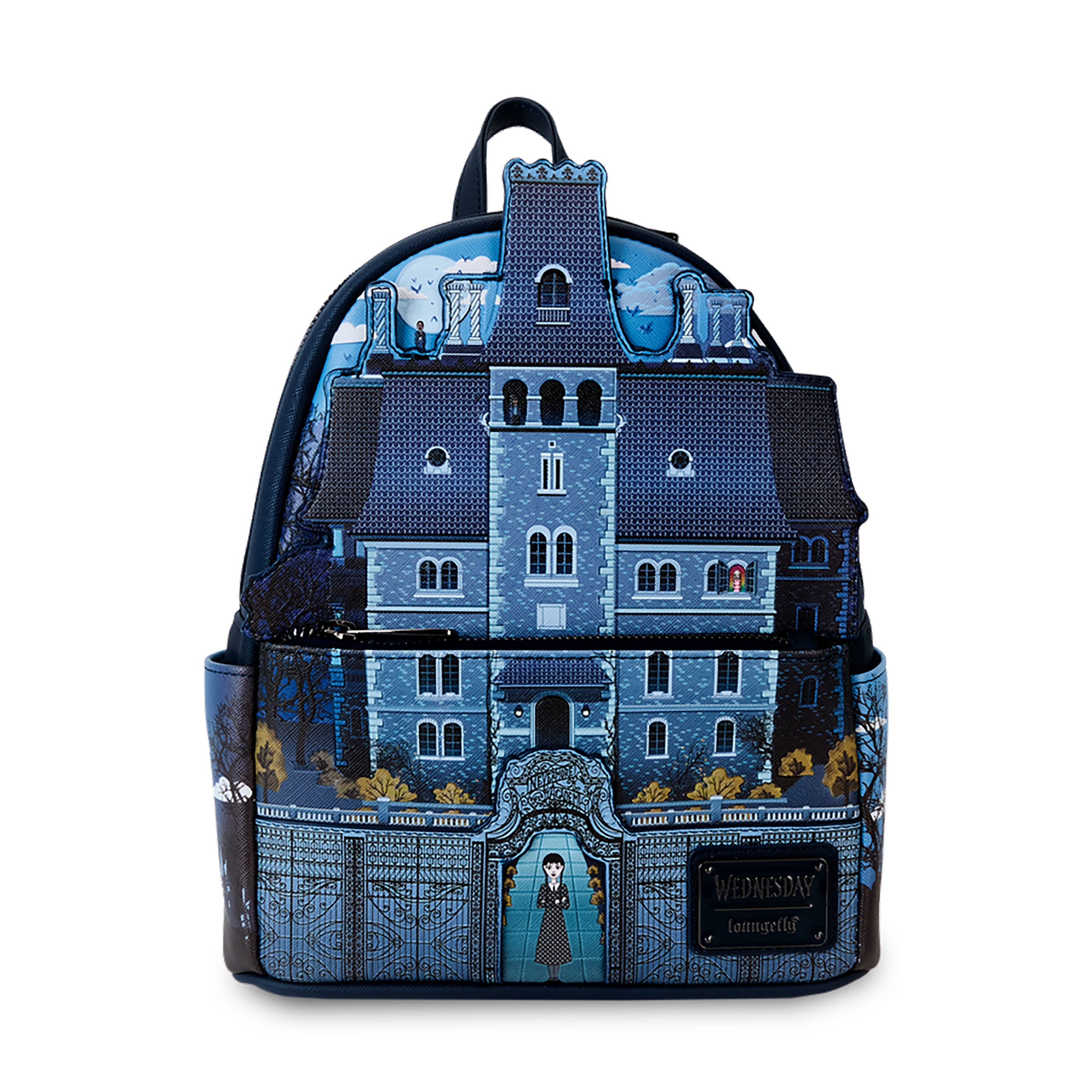 Produktbild Wednesday - Nevermore Academy Glow in the Dark Mini Rucksack