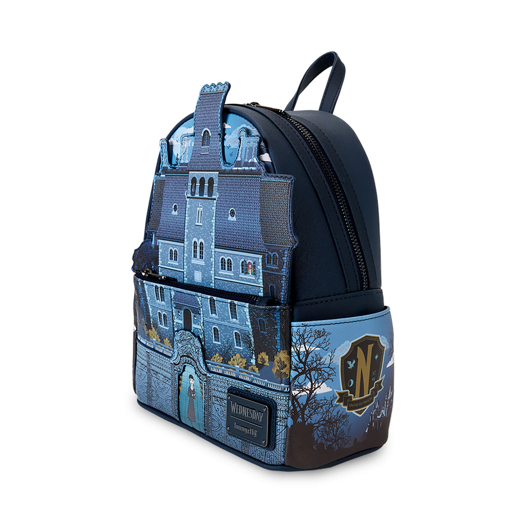 Produktbild Wednesday - Nevermore Academy Glow in the Dark Mini Rucksack