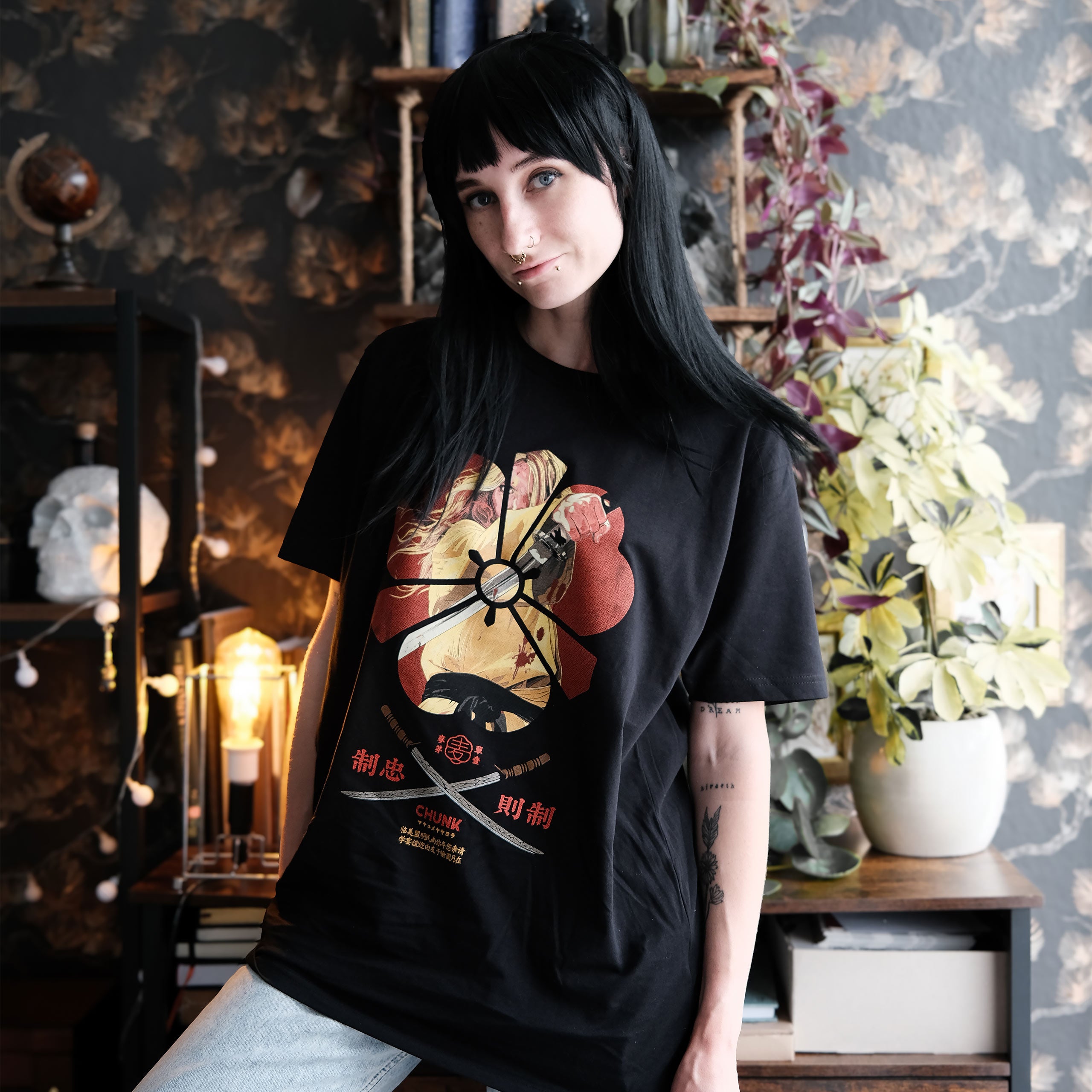 Produktbild Female Assassin T-Shirt für Kill Bill Fans schwarz