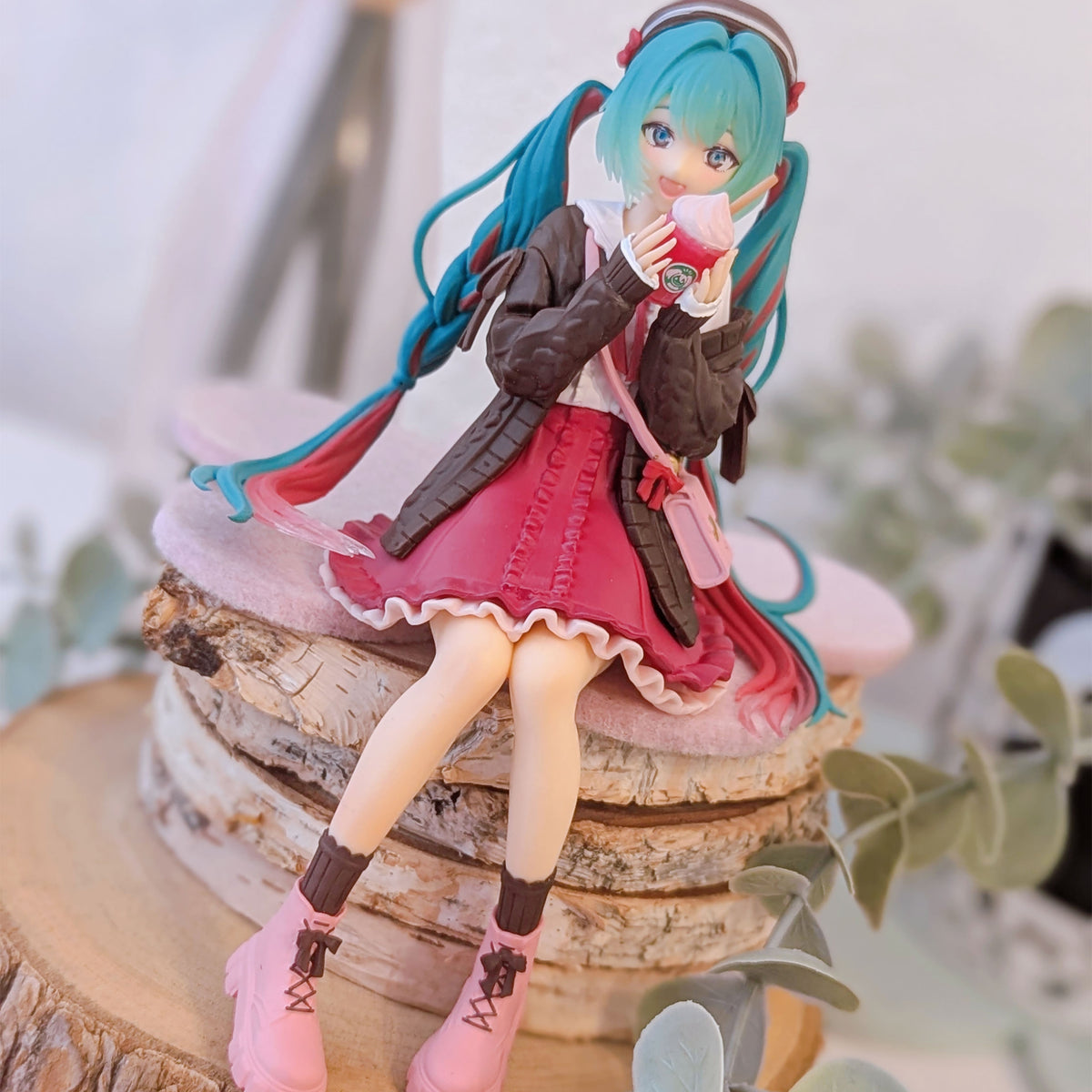 Produktbild Hatsune Miku - Autumn Date Pink Noodle Stopper Figur
