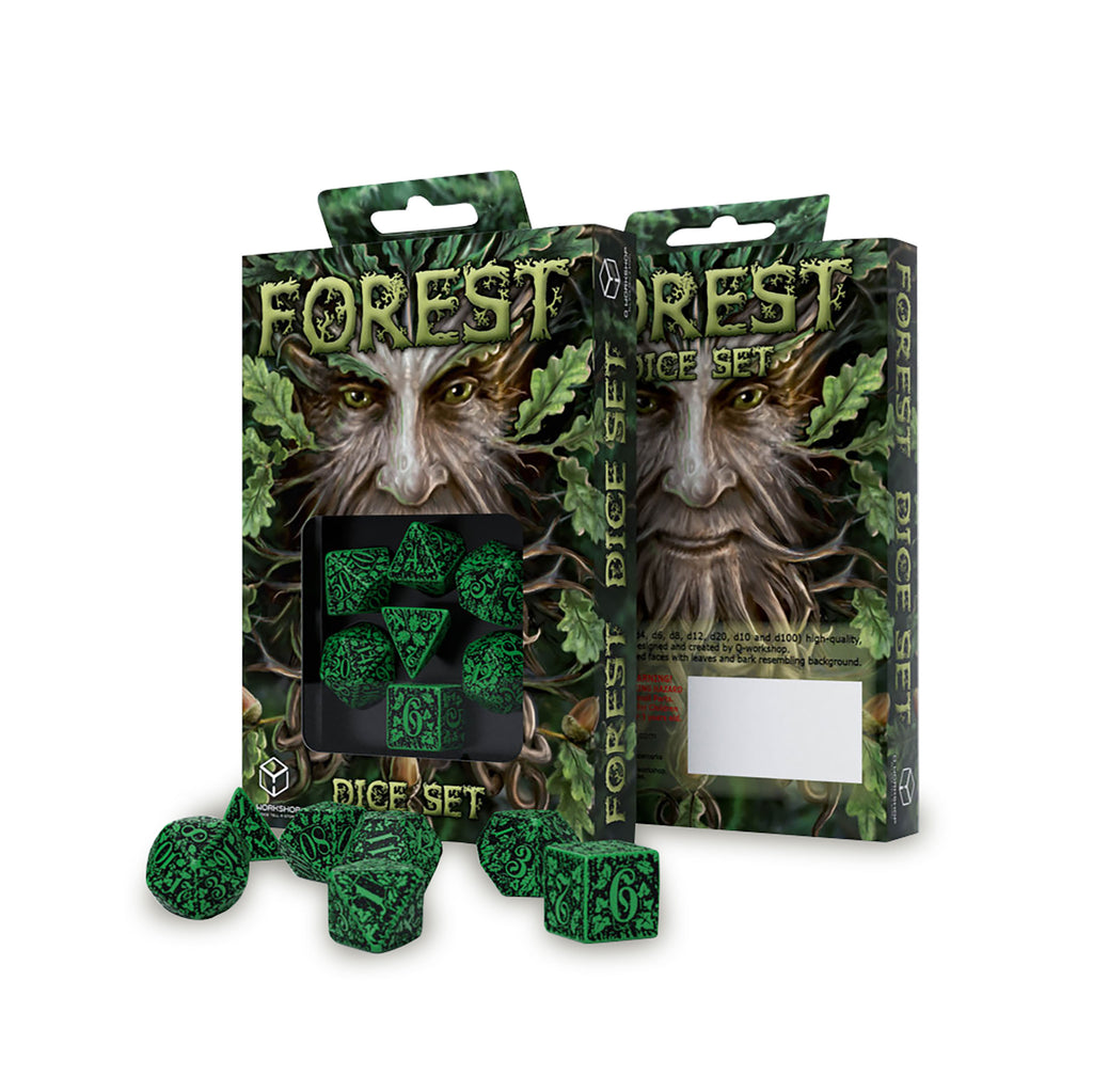 Produktbild Forest Jungle RPG Würfel Set 7tlg