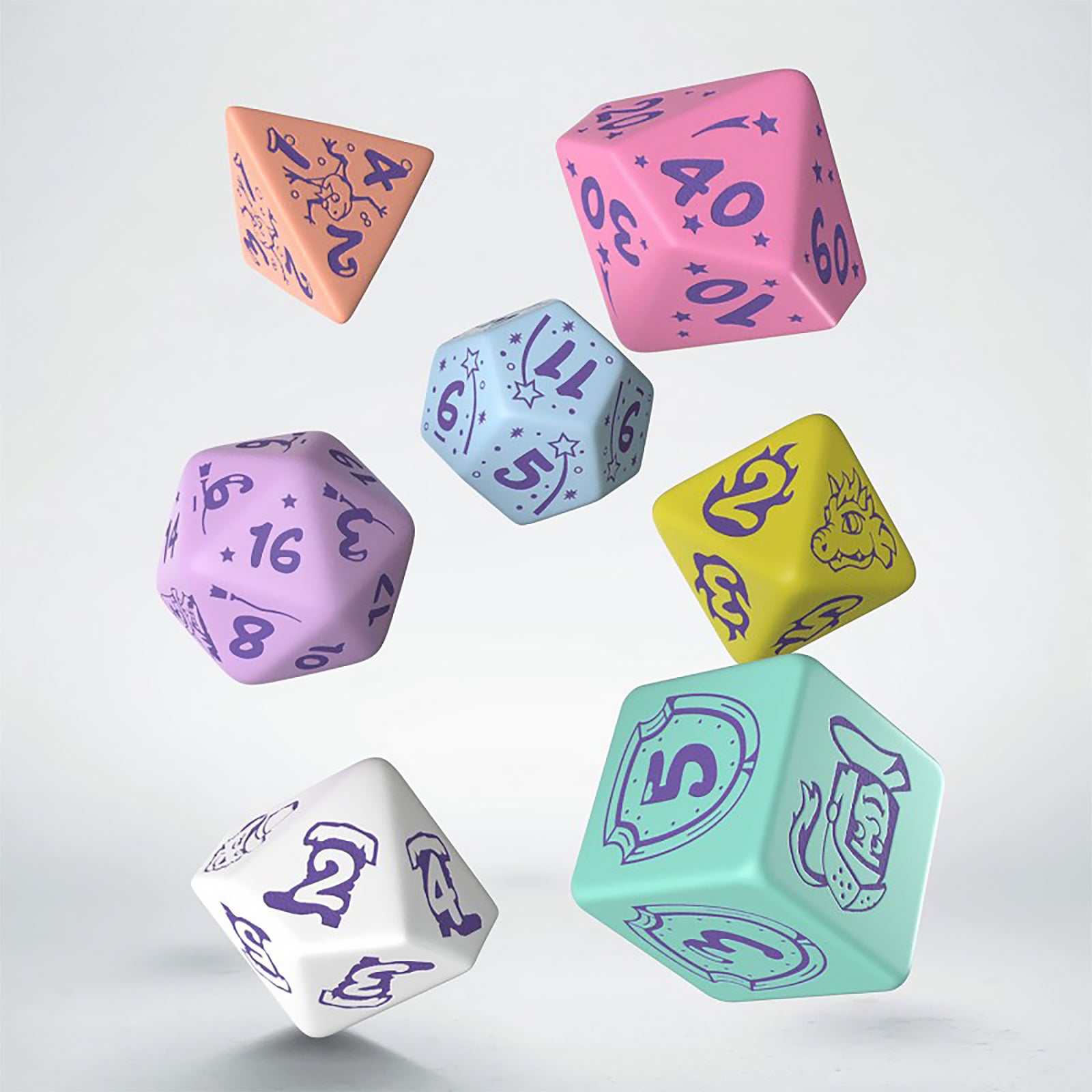 Produktbild Little Berry My Very First RPG Würfel Set 7tlg