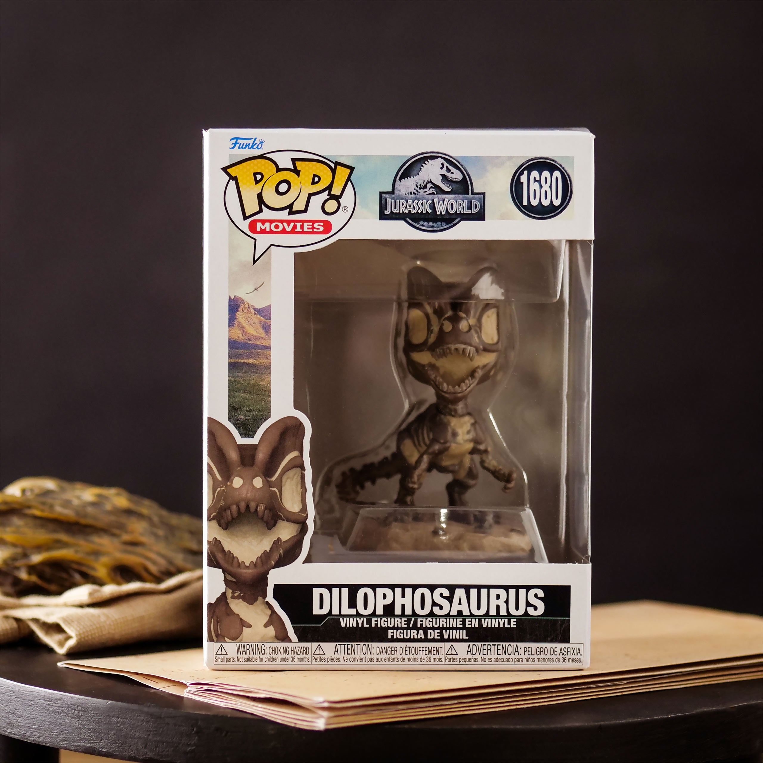 Produktbild Jurassic World - Fossil Dilophosaurus Funko Pop Figur