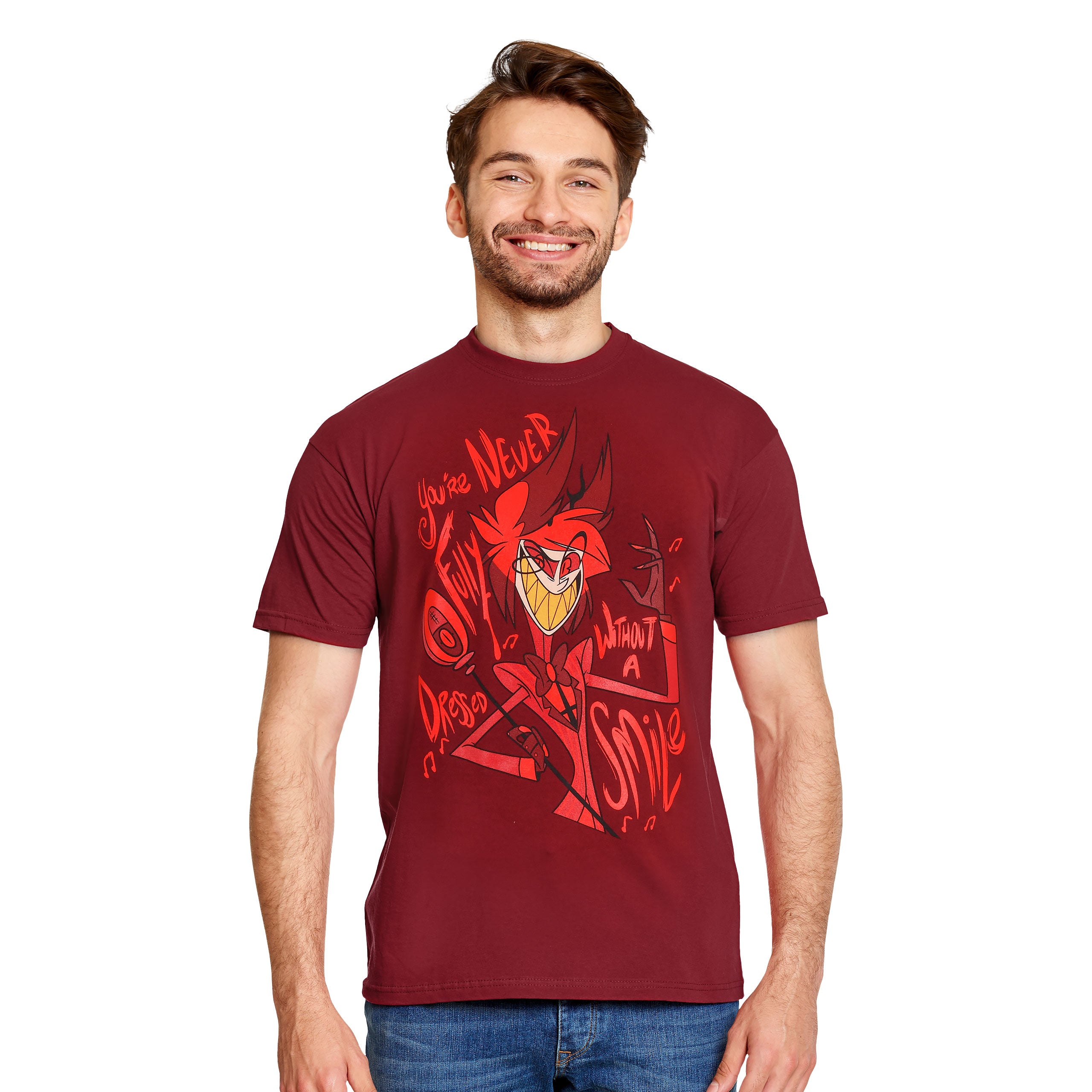 Produktbild Alastor T-Shirt für Hazbin Hotel Fans rot