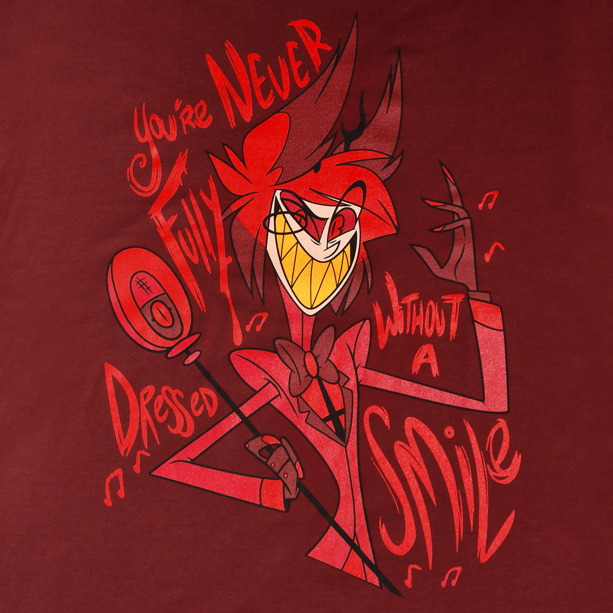 Produktbild Alastor T-Shirt für Hazbin Hotel Fans rot