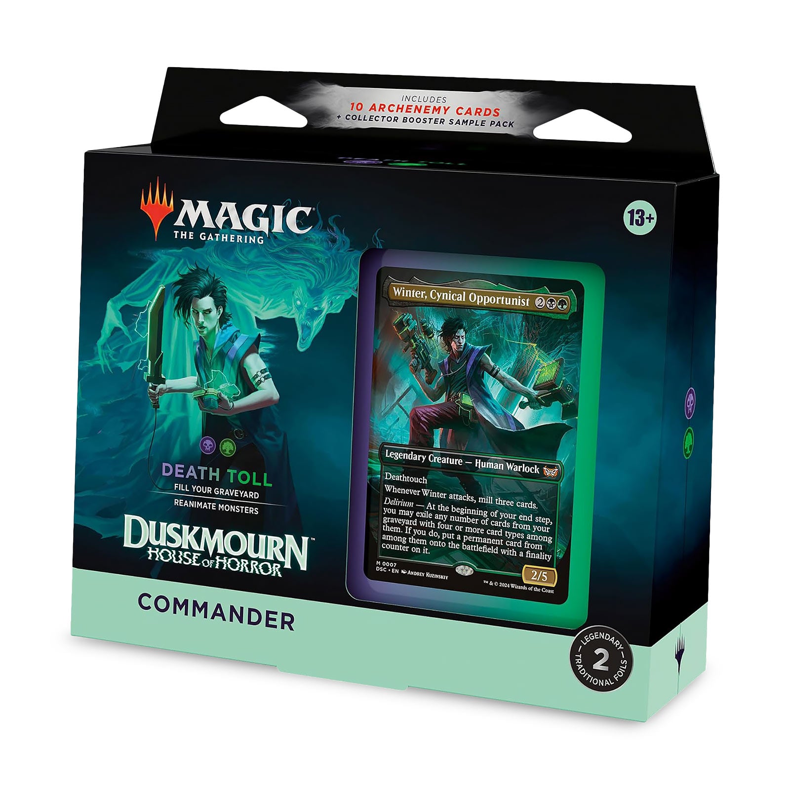 Produktbild Duskmourn: House of Horror Commander Deck Death Toll - Magic The Gathering
