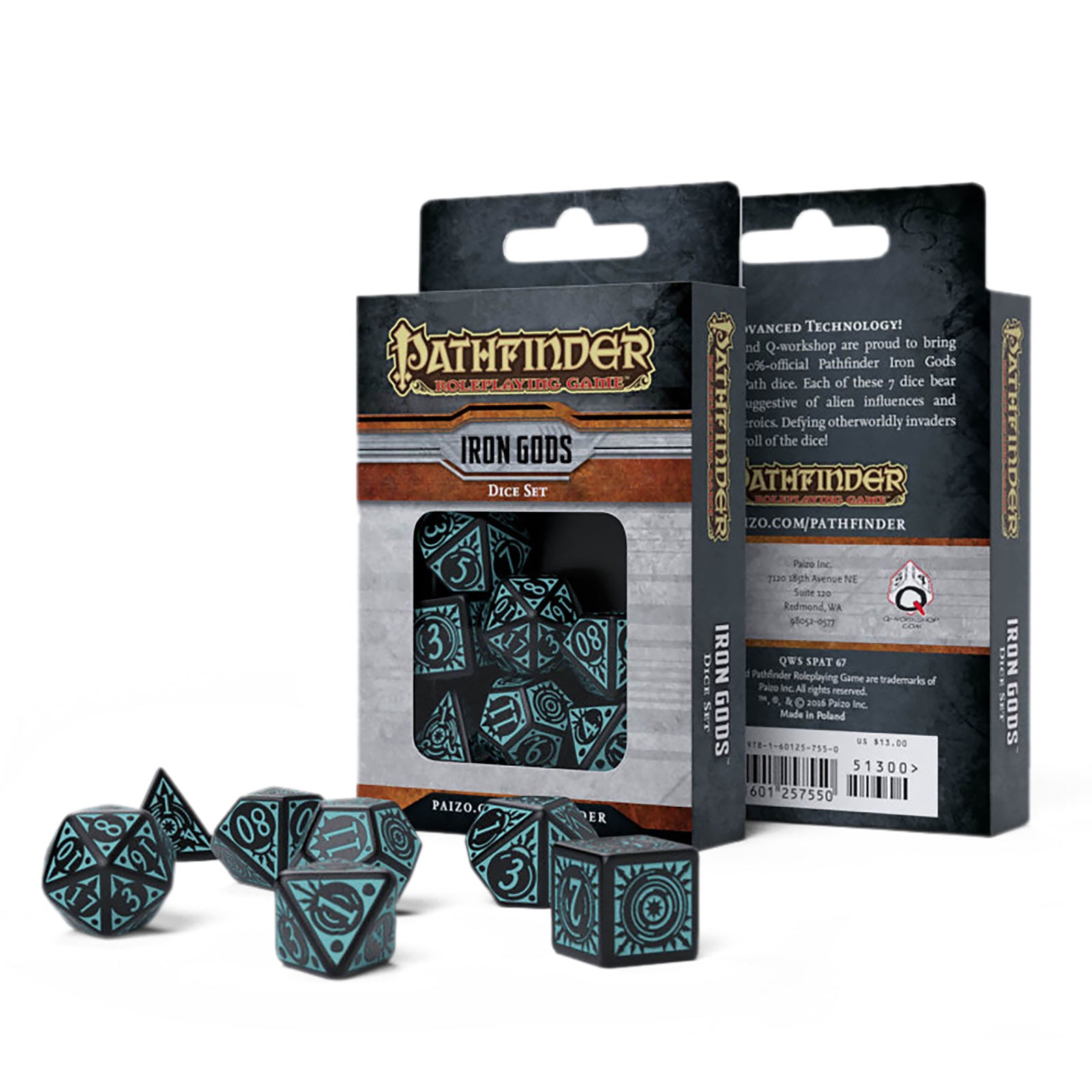 Produktbild Pathfinder - Iron Gods RPG Würfel Set 7tlg
