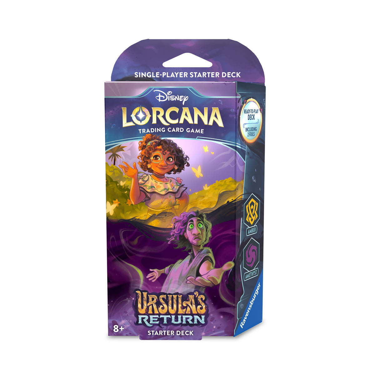 Produktbild Disney Lorcana Starterset Amber & Amethyst - Ursulas Return Trading Card Game