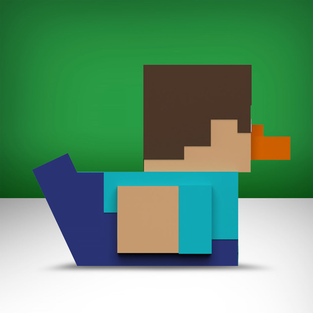 Produktbild Minecraft - Steve TUBBZ Deko Ente