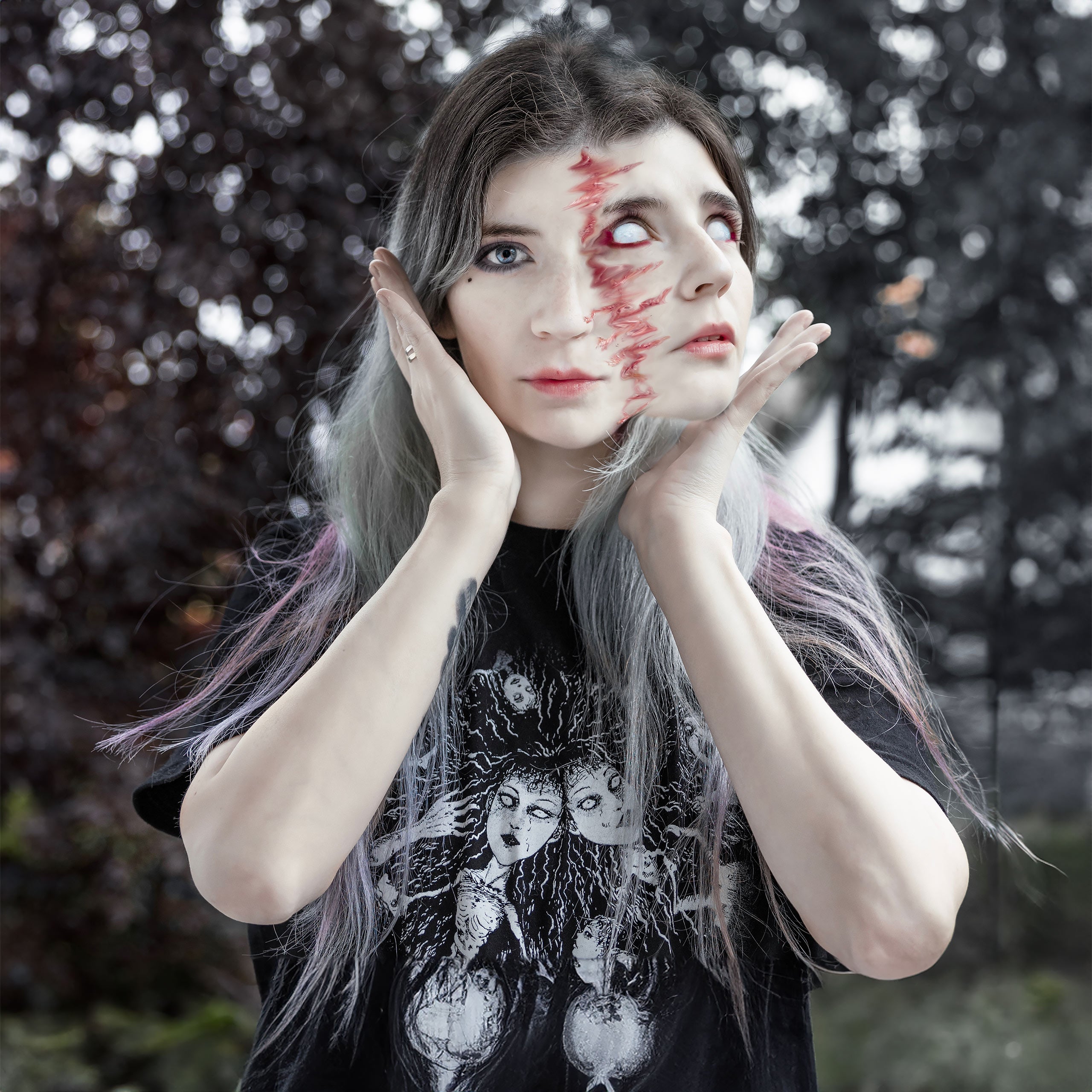 Produktbild Junji Ito - Crawling T-Shirt schwarz