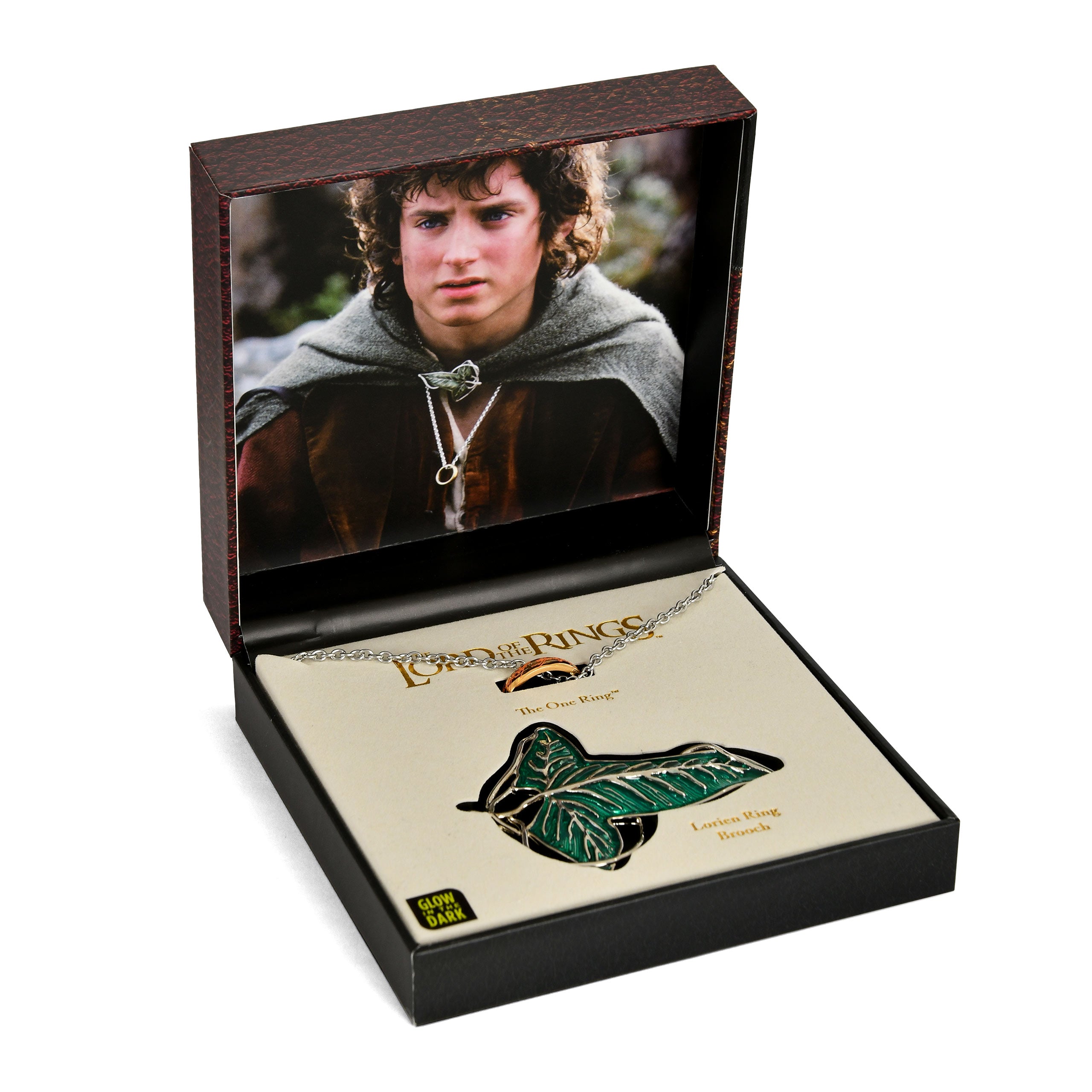 Produktbild Der Herr der Ringe - Frodo Schmuckset mit Glow in the Dark Effekt