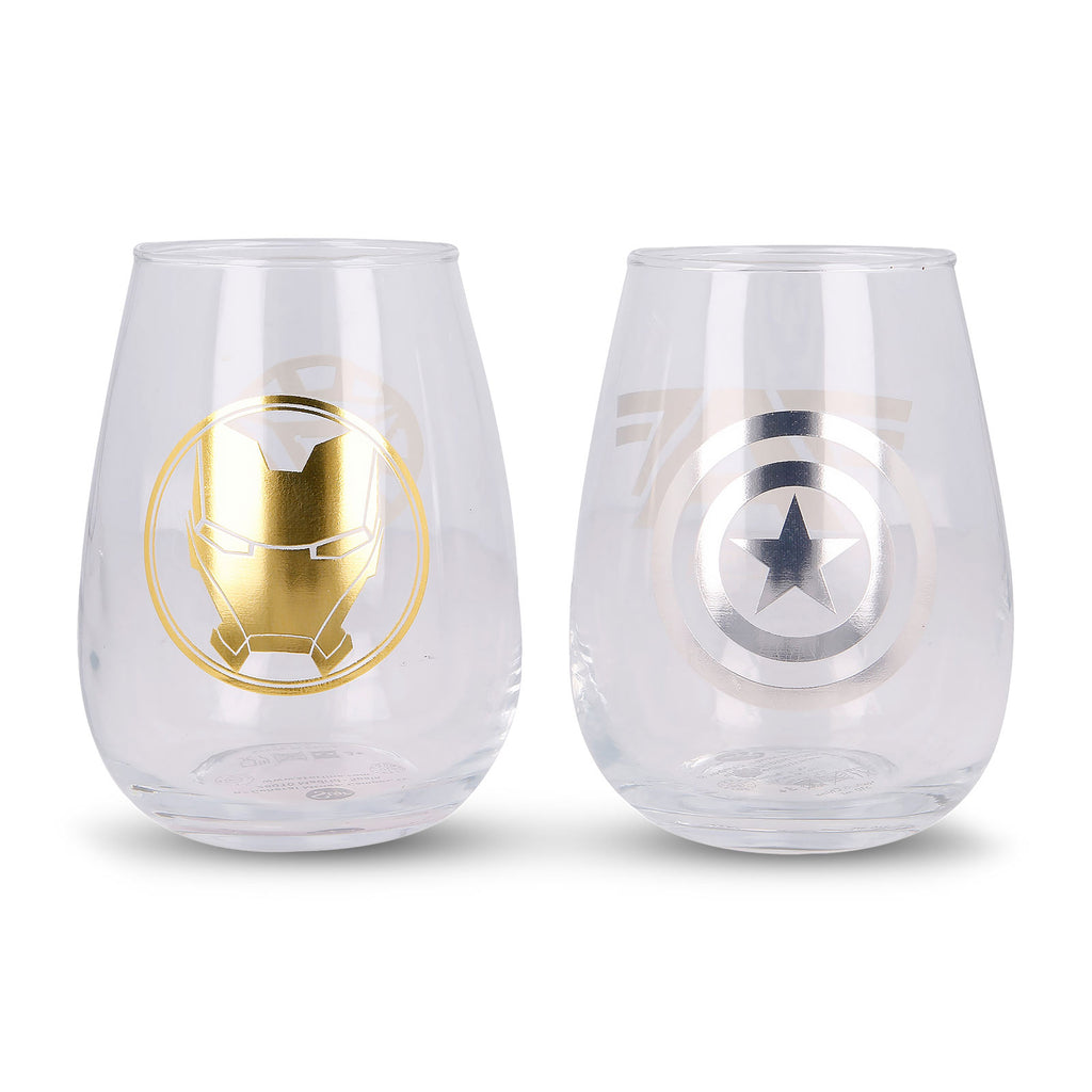Product image Marvel Avengers - Iron Man & Captain America Glasses 2-piece Set