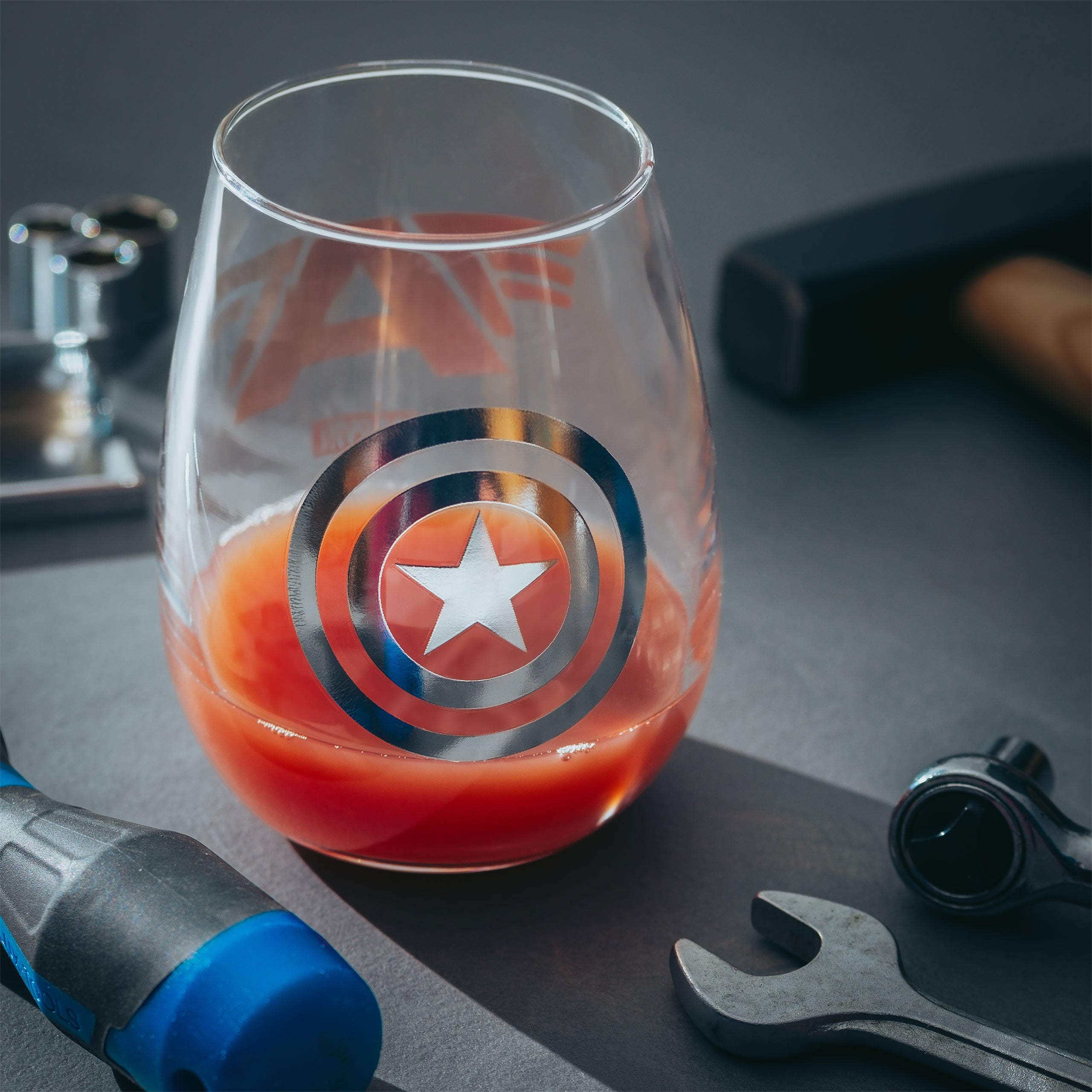 Produktbild Marvel Avengers - Iron Man & Captain America Gläser 2er Set