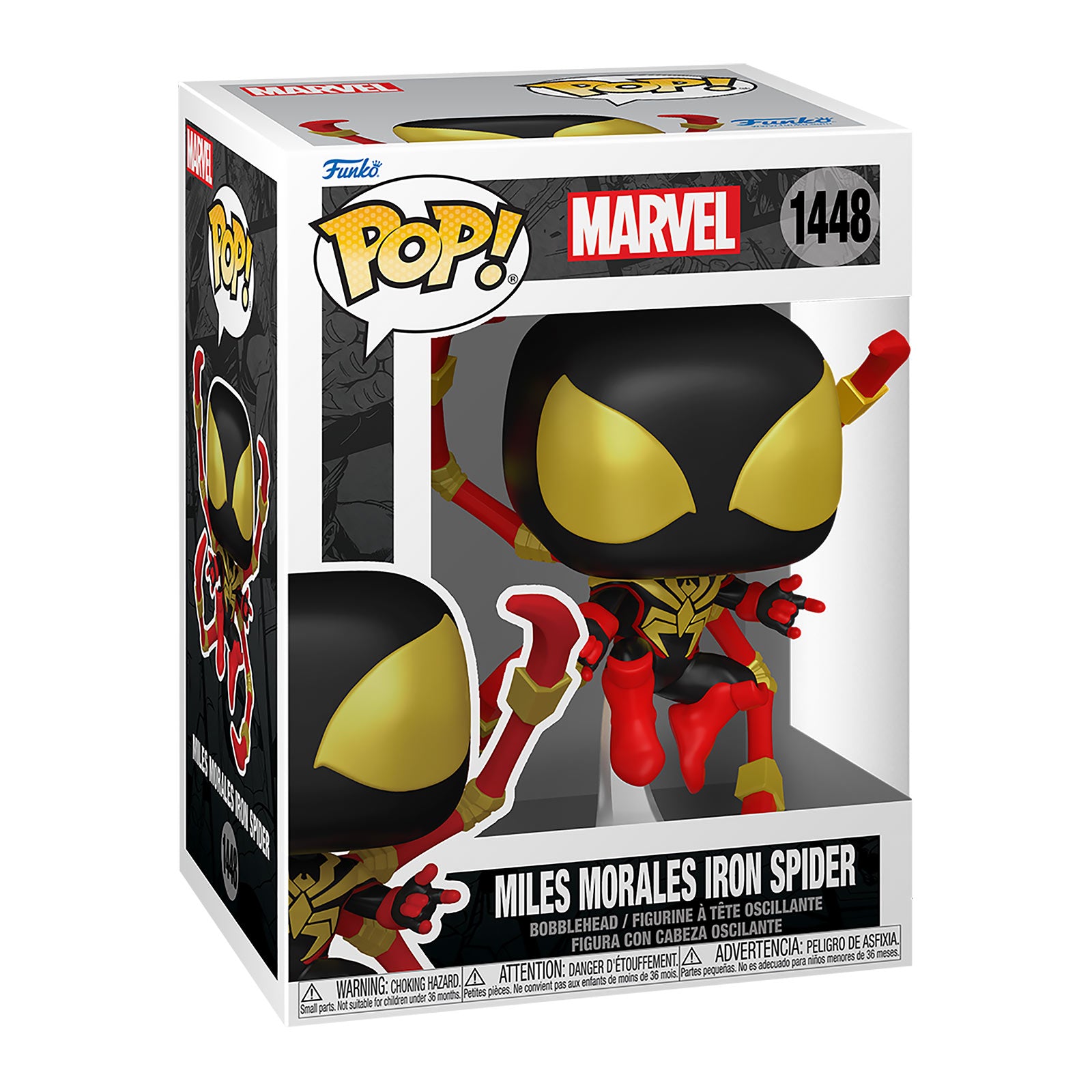 Produktbild Spider-Man Comics - Miles Morales Iron Spider Funko Pop Wackelkopf-Figur