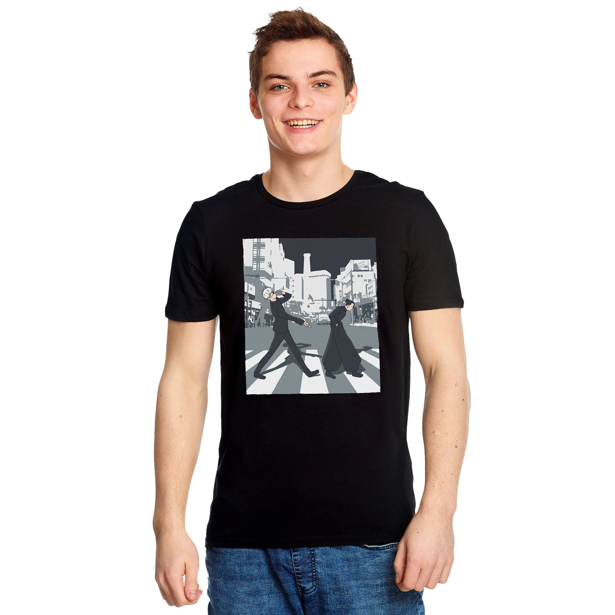 Produktbild Crosswalk T-Shirt für Jujutsu Kaisen Fans schwarz