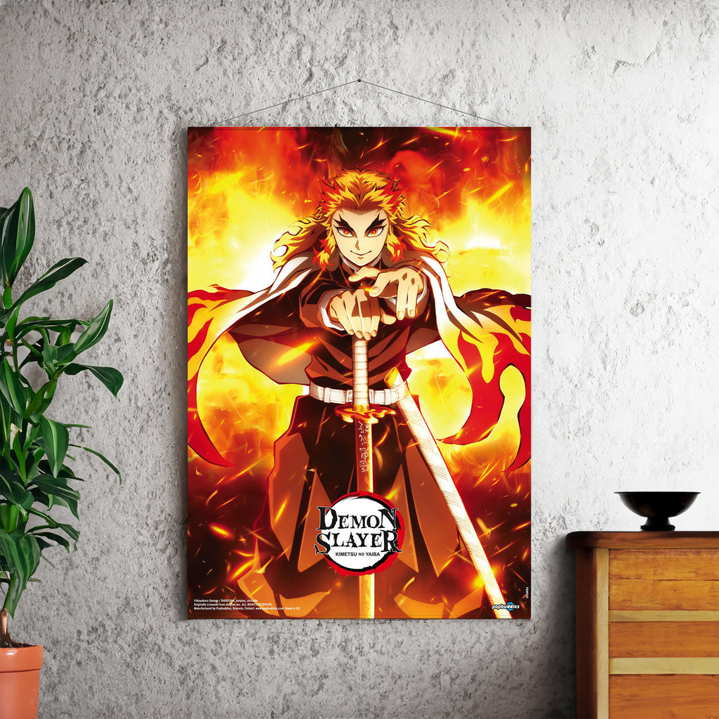 Produktbild Demon Slayer - Rengoku Wall Scroll