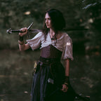Produktbild Silberschwert Geralt von Riva Replik mit Scheide für Witcher Fans