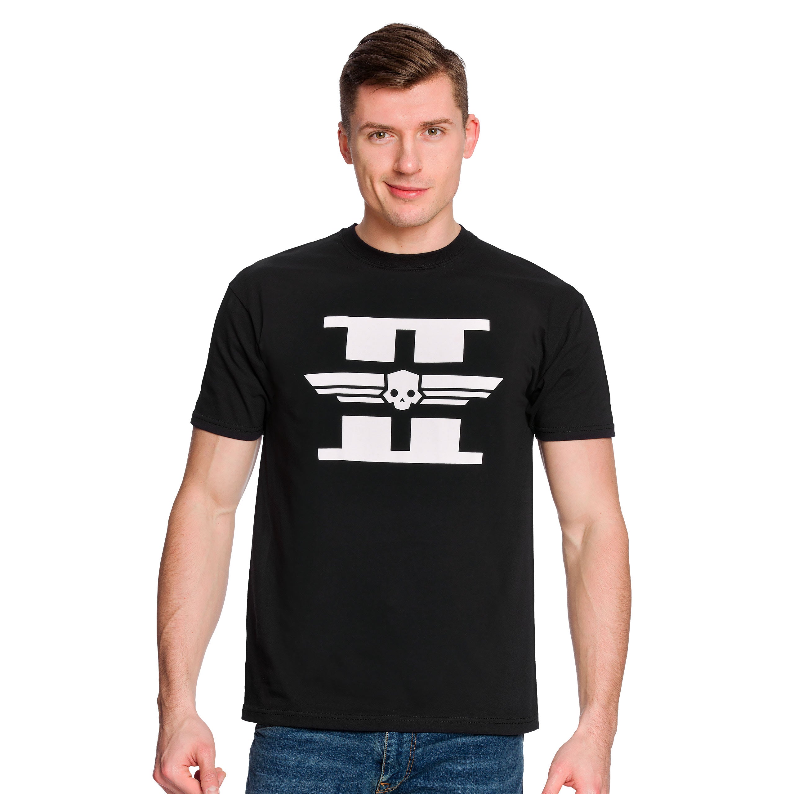 Produktbild Helldivers 2 - White Logo T-Shirt schwarz