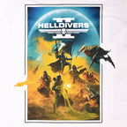 Produktbild Helldivers 2 - Key Art T-Shirt weiß