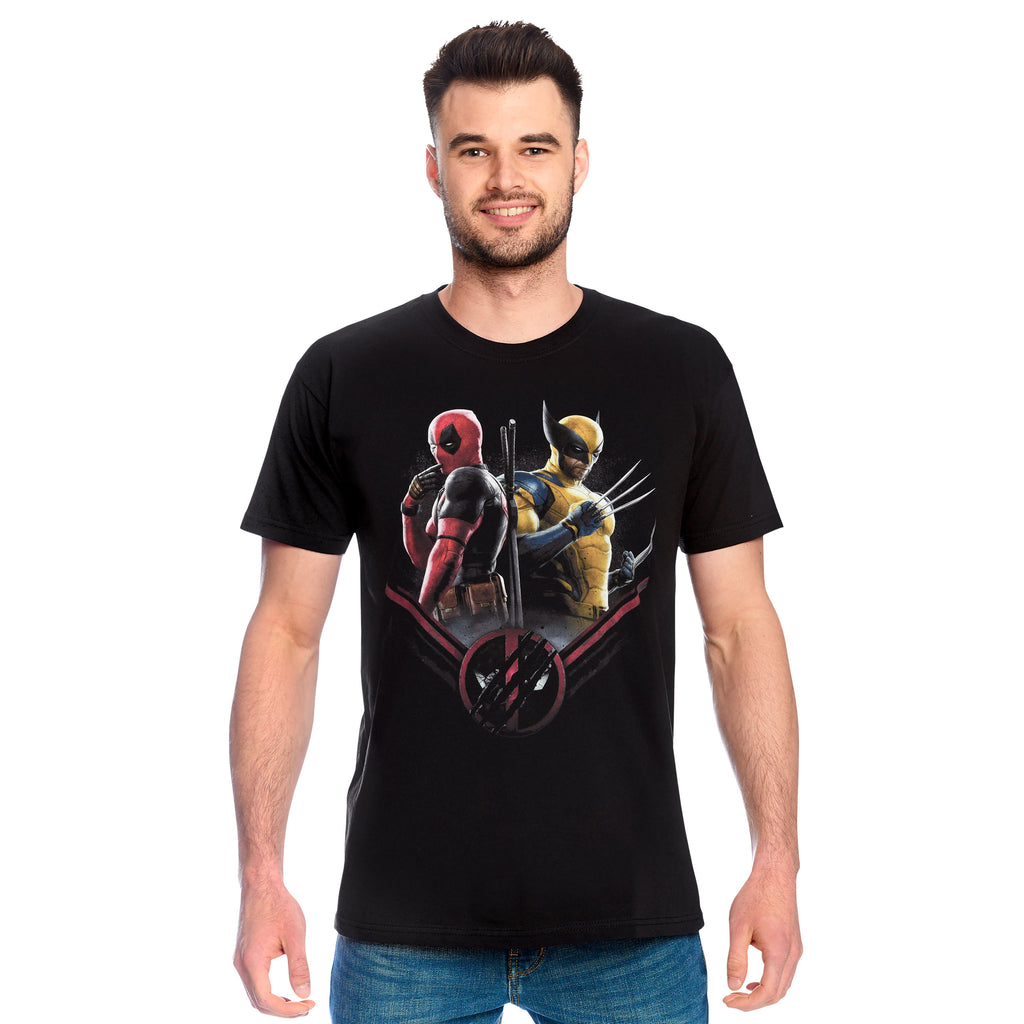 Produktbild Deadpool and Wolverine Double Trouble T-Shirt schwarz