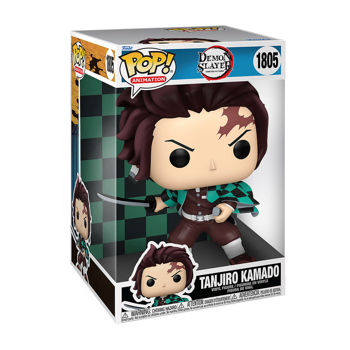 Produktbild Demon Slayer - Tanjiro Funko Pop Jumbo Figur