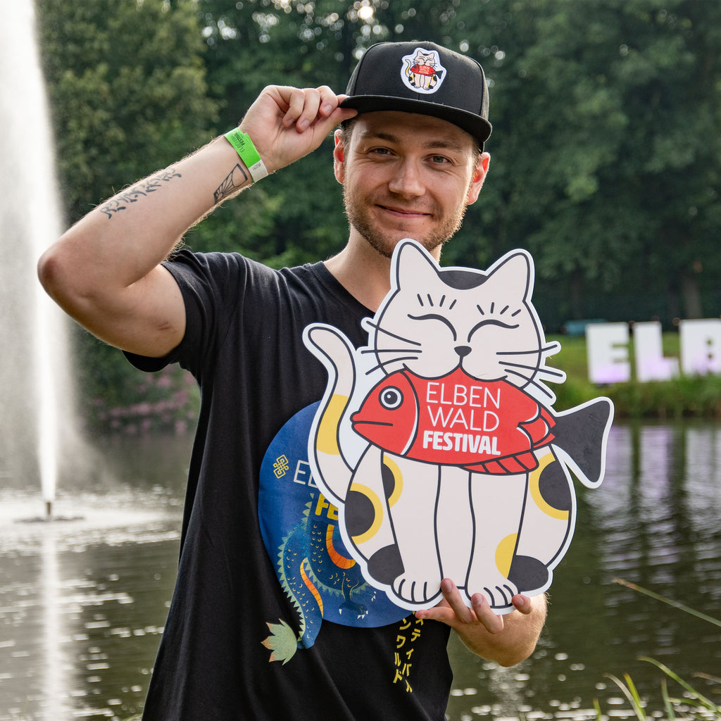 Produktbild Elbenwald Festival Neko Katzen Basecap