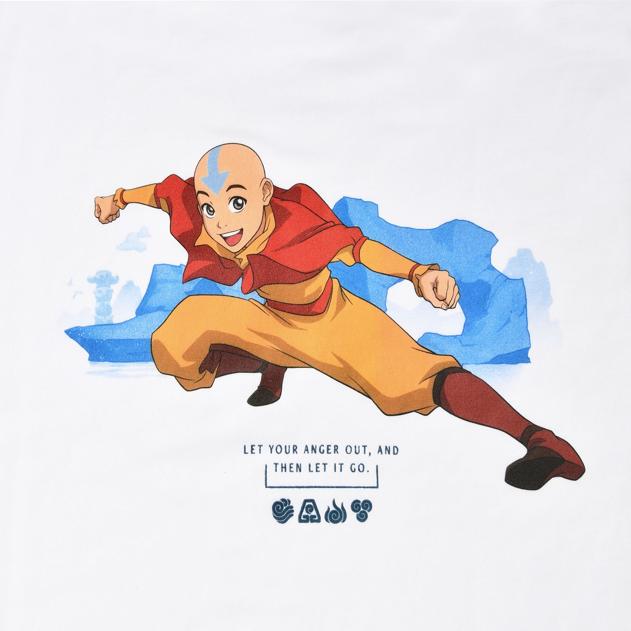 Produktbild Avatar The Last Airbender - Aang T-Shirt weiß